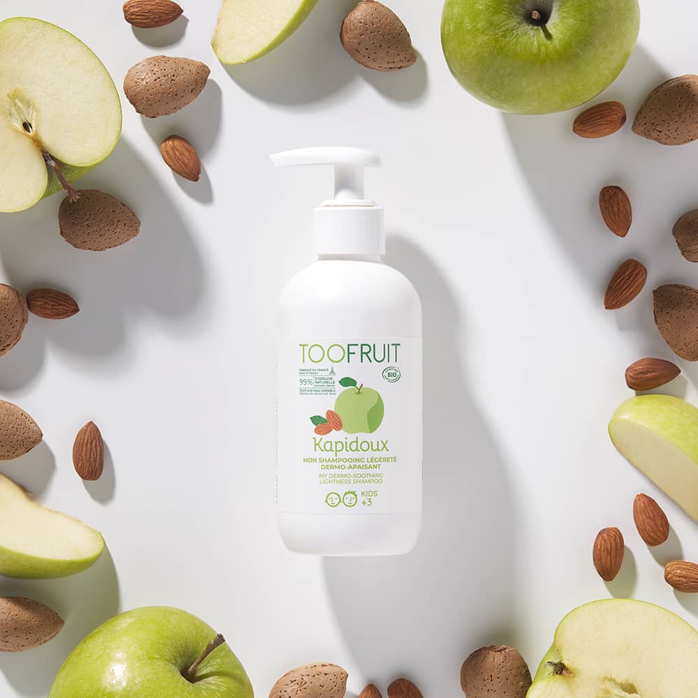 Shampooing dermo-apaisant Pomme Amande 200ml - TOO FRUIT