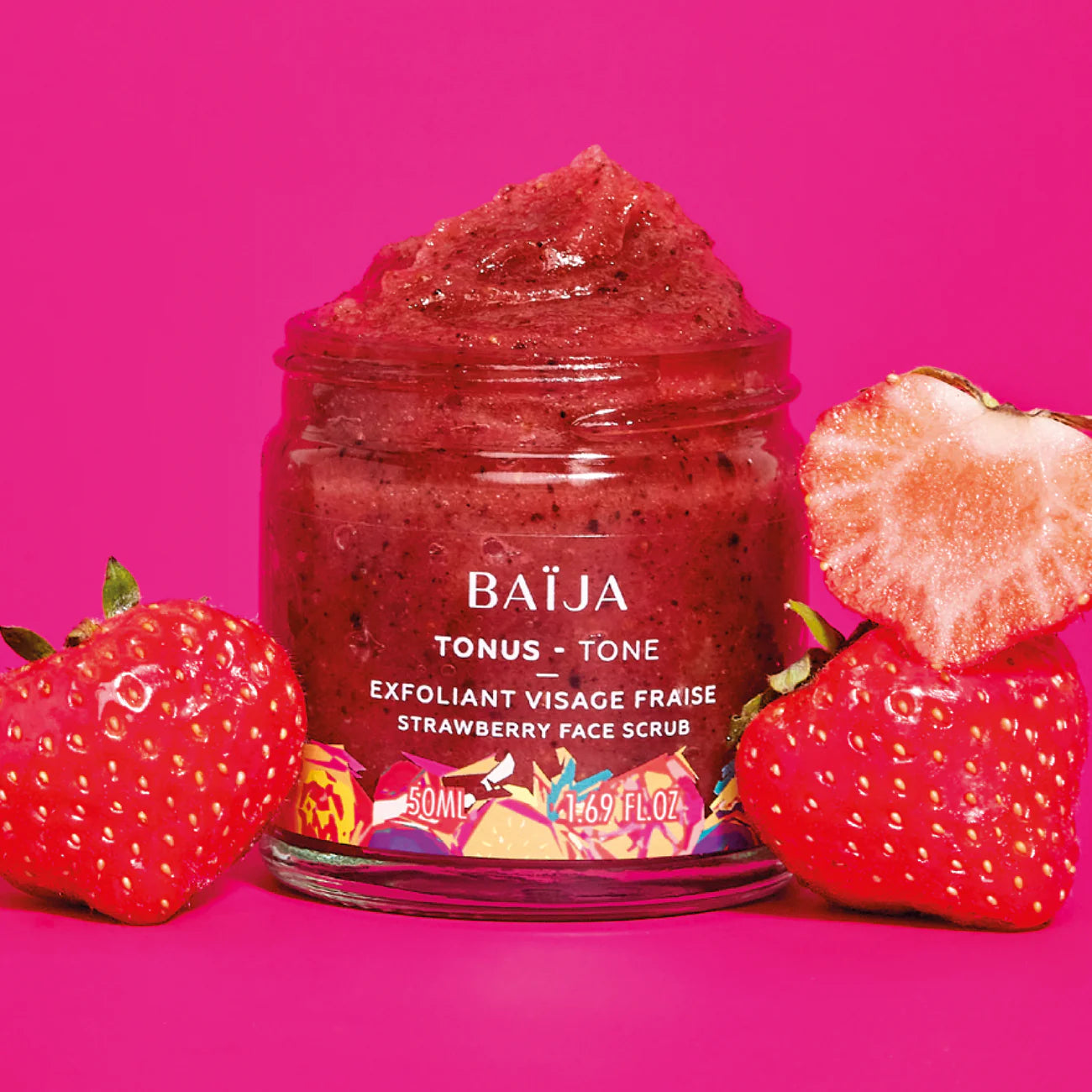 Exfoliant visage Fraise 50ml - BAÏJA
